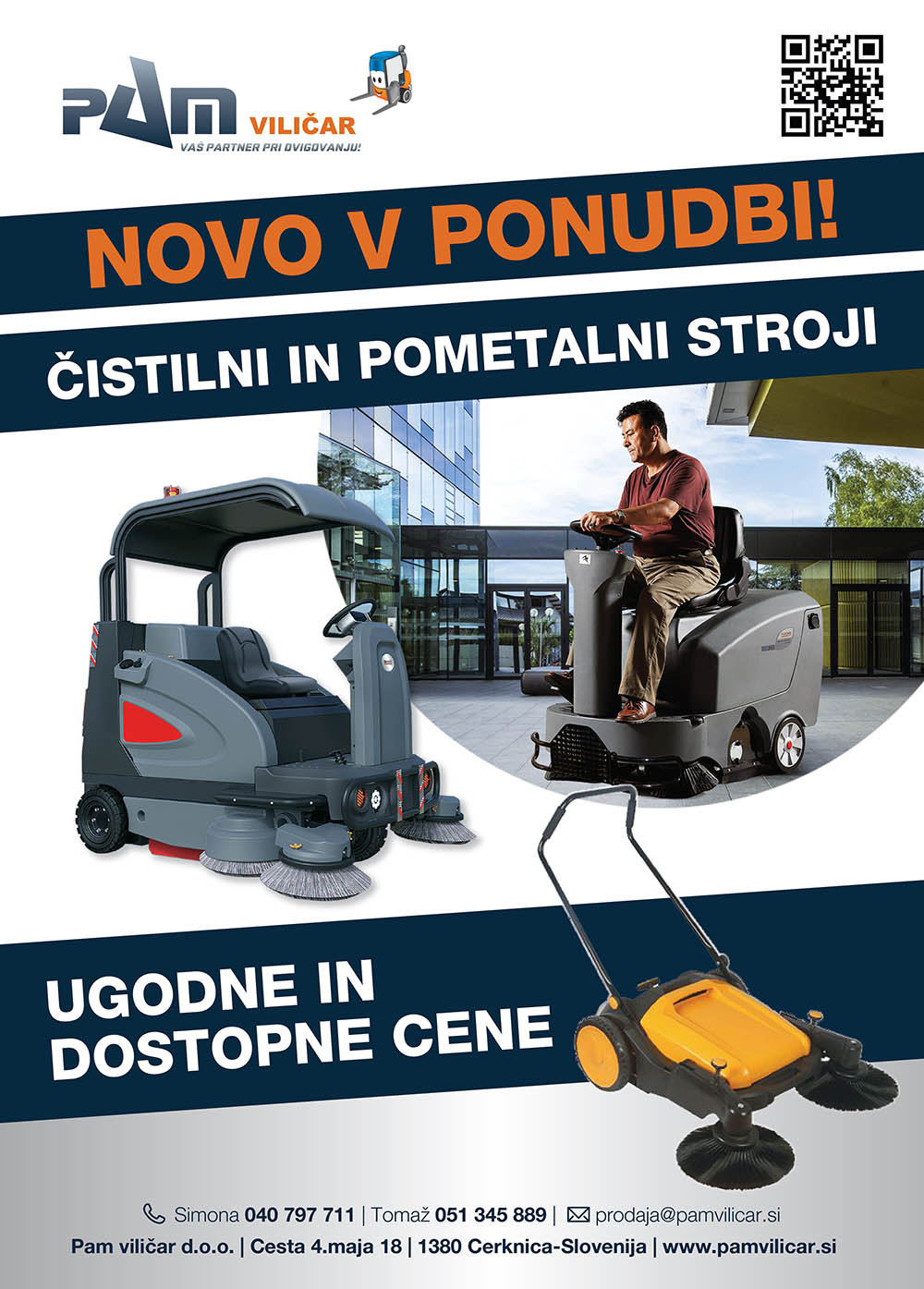 Novo v ponudbi - Čistilni in pometalni stroji